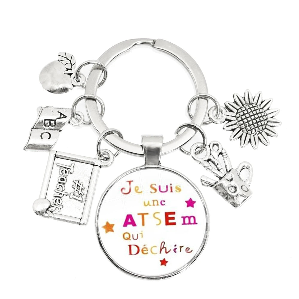 "Super Mom" Keychain