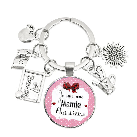 "Super Mom" Keychain