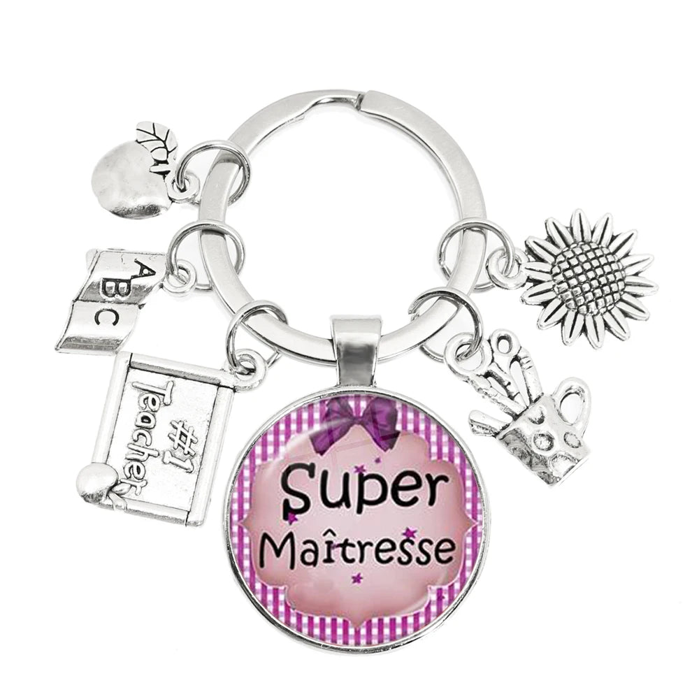 "Super Mom" Keychain