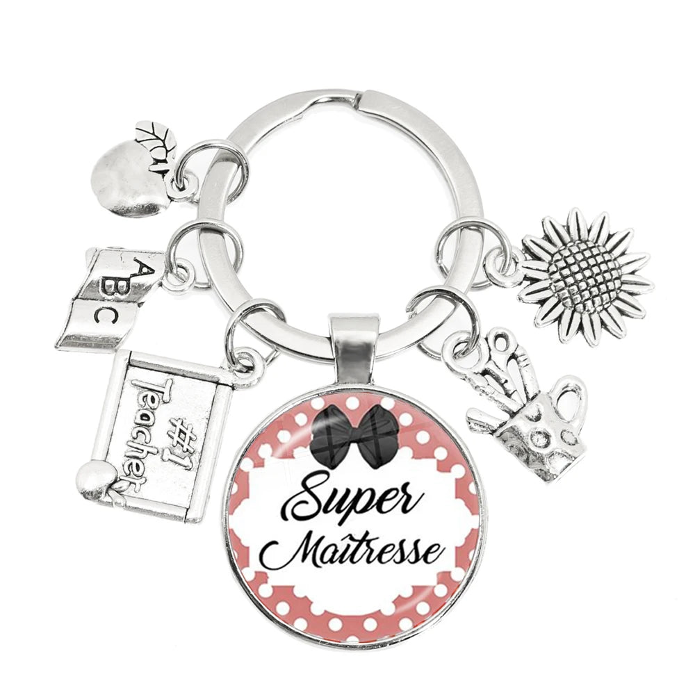 "Super Mom" Keychain