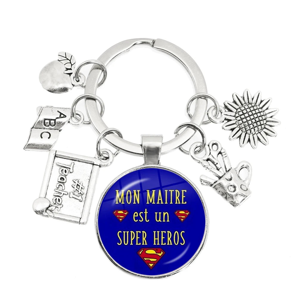 "Super Mom" Keychain